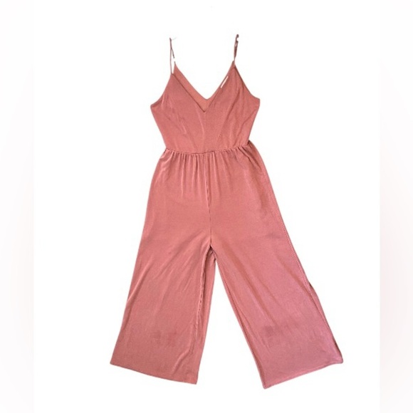 Sienna Sky Pink Spaghetti Strap wide leg Jumpsuit - Picture 10 of 10